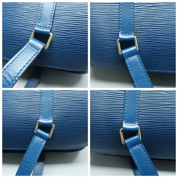 Louis Vuitton Soufflot  Blue W/P Epi Leather Shoulder Bag 574-022625 - Picture 7 of 12